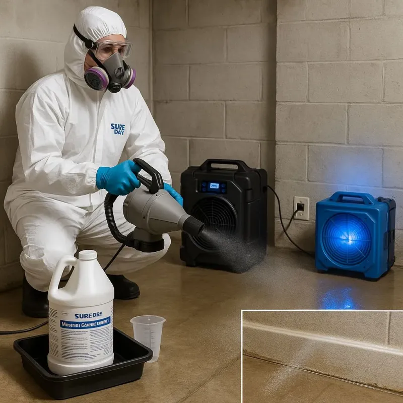 Sanitization and Odor Removal process in Buena Vista, VA